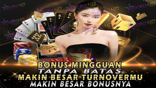 BONUS MINGGUAN TANPA BATAS: MAKIN BESAR TURNOVERMU, MAKIN BESAR BONUS NYA